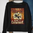 Save A Horse Cowboy Cowgirl Equestrian Calf Roping Lover Sweatshirt Gifts for Old Women