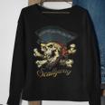 Scallywag Pirate Skull And Crossbones Jolly Roger Jolly Roger Sweatshirt Gifts for Old Women