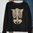 Scary Halloween Anatomy Rib Cage Human SkeletonScary Halloween Sweatshirt Gifts for Old Women