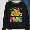 School Bus Welcome Back To School First Day Of School Bus Gifts Sweatshirt Gifts for Old Women