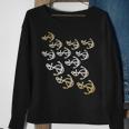 School Of Anchors Funny Fishing Sailor Meme Quote Sweatshirt Gifts for Old Women