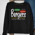 Scrubby & Lloyd's Burgers San Luis Obispo California Sweatshirt Gifts for Old Women