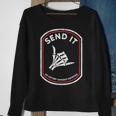 Send It No Victory Without Sacrifice Hand Bone Sweatshirt Gifts for Old Women