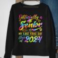 Senior Year 2024 Graduation Class Of 2024 My Last First Day Sweatshirt Gifts for Old Women