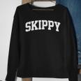 Skippy Name Last Family First College Arch Sweatshirt Gifts for Old Women