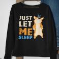 Sleeping Corgi Dog Sleep Pajamas Sweatshirt Gifts for Old Women