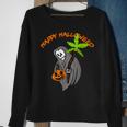 Smoking Weed Clothes Happy Hallowed Quote For 420 Supporter Sweatshirt Gifts for Old Women