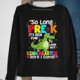 So Long Prek Kindergarten Here I Come Dinosaur Graduation Sweatshirt Gifts for Old Women