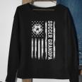 Soccer Grandpa American Flag Proud Grandpa Fathers Day Sweatshirt Gifts for Old Women
