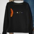 Solar System Nerd Galaxy Science And Planets Astronomy Sweatshirt Gifts for Old Women