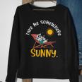Take Me Somewhere Beach Sunny Vacation Summer Travel Sunset Sweatshirt Gifts for Old Women