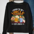 Soon To Be Uncle Again 2024 Pregnancy Announcement Dad Sweatshirt Gifts for Old Women
