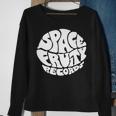 Space Fruity Records Space Funny Gifts Sweatshirt Gifts for Old Women