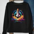 Space Shuttle Science Astronomy Sweatshirt Gifts for Old Women