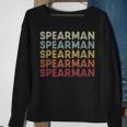 Spearman Texas Spearman Tx Retro Vintage Text Sweatshirt Gifts for Old Women