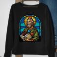 St Paul Stained Glass Sweatshirt Gifts for Old Women