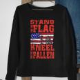 Stand For The Flag Kneel For The Fallen I Soldiers Creed Sweatshirt Gifts for Old Women