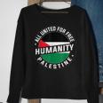 Stand With Palestine Free Palestine Peace Love Flag Sweatshirt Gifts for Old Women