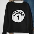 Stoned 1 420 Weed Stoner Matching Couple Group Sweatshirt Gifts for Old Women