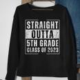 Straight Outta 5Th Grade Class Of 2023 Funny Graduation Sweatshirt Gifts for Old Women