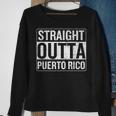 Straight Outta Puerto Rico Vintage Patriotic Pride Heritage Sweatshirt Gifts for Old Women