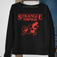 Strangle Things Brazilian Jiu Jitsu Martial Arts Sweatshirt Gifts for Old Women
