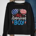 Sunglasses Stars Stripes All American Boy Freedom Usa Sweatshirt Gifts for Old Women