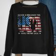 Never Surrender The Usa Grunge Vote Trump 2024 Sweatshirt Gifts for Old Women