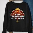 Make Thanksgiving Great Again Turkey 2024 Sweatshirt Gifts for Old Women