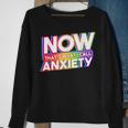 Now That's What I Call Anxiety Retro Mental Health Awareness Sweatshirt Gifts for Old Women