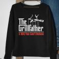 The Grillfather A Bbq You Cant Refuse - Funny Dad Bbq Sweatshirt Gifts for Old Women