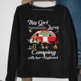 This Girl Loves Camping With Her Husband Gift For Womens Sweatshirt Gifts for Old Women