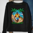 This Is My Hawaiian Bigfoot Sasquatch Surf Vacation Sasquatch Funny Gifts Sweatshirt Gifts for Old Women