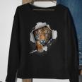 Tiger Lover Safari Animal Tiger Art Tiger Sweatshirt Gifts for Old Women