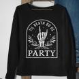 Til Death Do Us Party Retro Halloween Bachelorette Matching Sweatshirt Gifts for Old Women