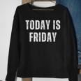 Today Is Friday Vintage Daily Calendar Friday Sweatshirt Gifts for Old Women Today Is Friday Vintage Daily Calendar Friday Sweatshirt Gifts for Old Women