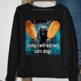 Today I Will Eat Two Corn Dogs Meme Sweatshirt Gifts for Old Women