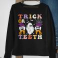 Trick Or Th Halloween Costumes Dental Assistant Dentist Sweatshirt Gifts for Old Women