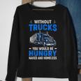 Truck Driver Saying Trucking Truckers Trucker Sweatshirt Gifts for Old Women