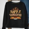 Turkey Day Happy Thanksgiving Family Dinner Thanksgiving Sweatshirt Gifts for Old Women