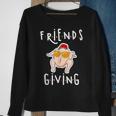 Turkey Friends Giving Happy Friendsgiving Thanksgiving Sweatshirt Gifts for Old Women