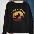 Turn And Burn Barrel Racing Horse Rodeo Cowgirl Sweatshirt Gifts for Old Women