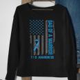 Type 1 Diabetes Awareness T1d Dad Of Warrior Type 1 Diabetic Sweatshirt Gifts for Old Women
