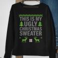 This Is My Ugly Christmas Sweater Style Sweatshirt Gifts for Old Women