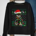 Ugly Sweater Christmas Lights Schnauzer Dog Puppy Lover Sweatshirt Gifts for Old Women