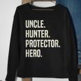 Uncle Hunter Protector Hero Uncle Profession Superhero Sweatshirt Gifts for Old Women