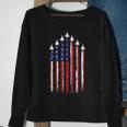 Usa Flag Patriotic 4Th Of July America For Mens Patriotic Funny Gifts Sweatshirt Gifts for Old Women