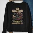 Uss Alexandria Ssn757 Sweatshirt Gifts for Old Women