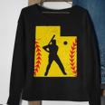 Utah Map Softball Love Playing Softball Play Sweatshirt Gifts for Old Women