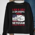 Veteran Vets Soldier Honor Duty America Grandpa Veterans Sweatshirt Gifts for Old Women